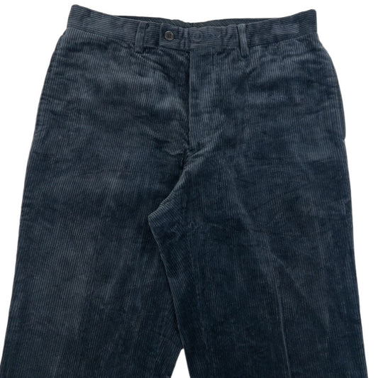 Vintage 2000s Yohji Yamamoto A.A.R Corduroy Trousers Size W29 | W29, Black