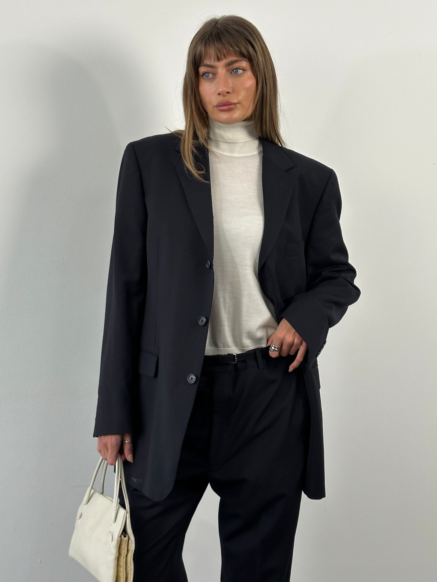 Yves Saint Laurent Pour Homme Pure Wool Single Breasted Breasted Suit - 42R/W34