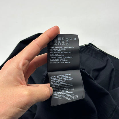 Prada Milano 2019 Triangle Logo Black Cotton Fitted T-shirt - XXL (L)