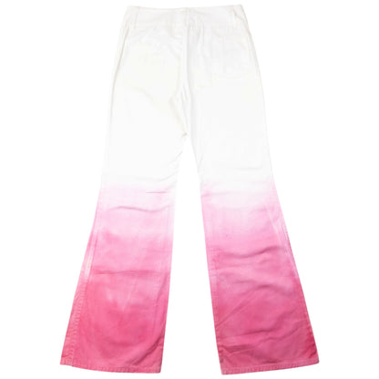 Vintage 2000s Fendi Flared Gradient Denim Jeans Womens Size W28 | W28, Multicoloured