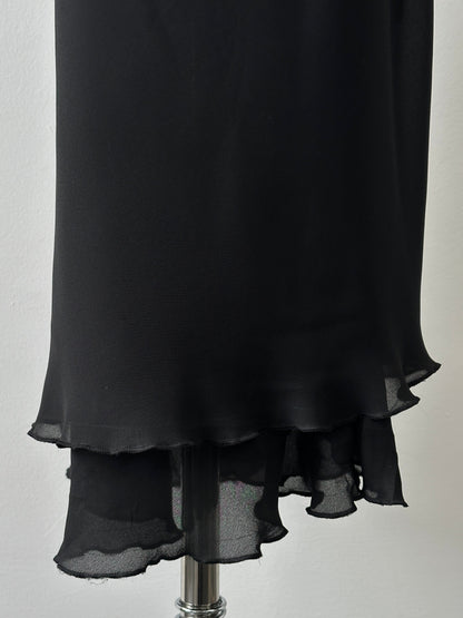 Vintage 1990s Floor Length Backless Dress - S