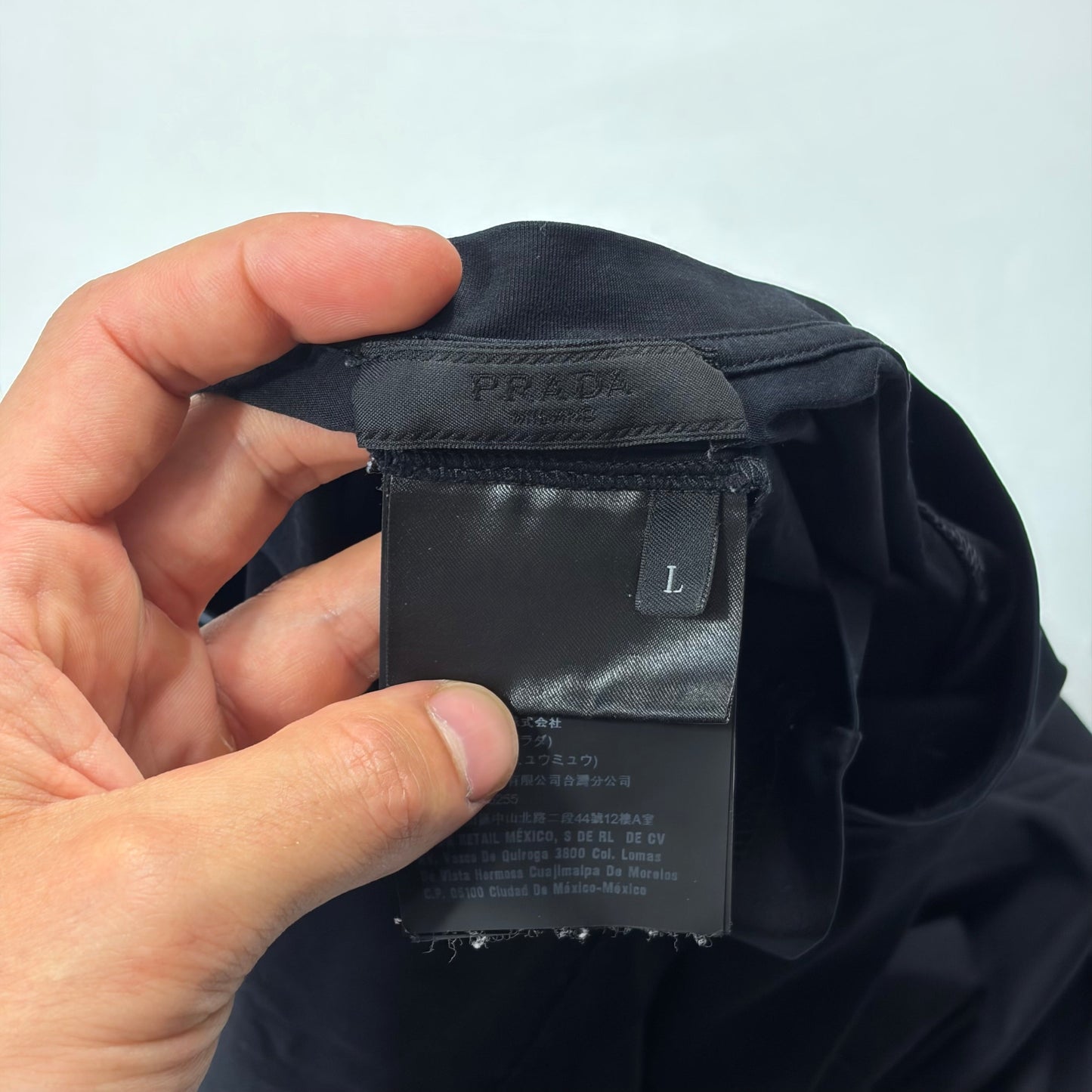 Prada Milano 2018 Black Tab Mini Logo T-shirt - M | O/S, Black