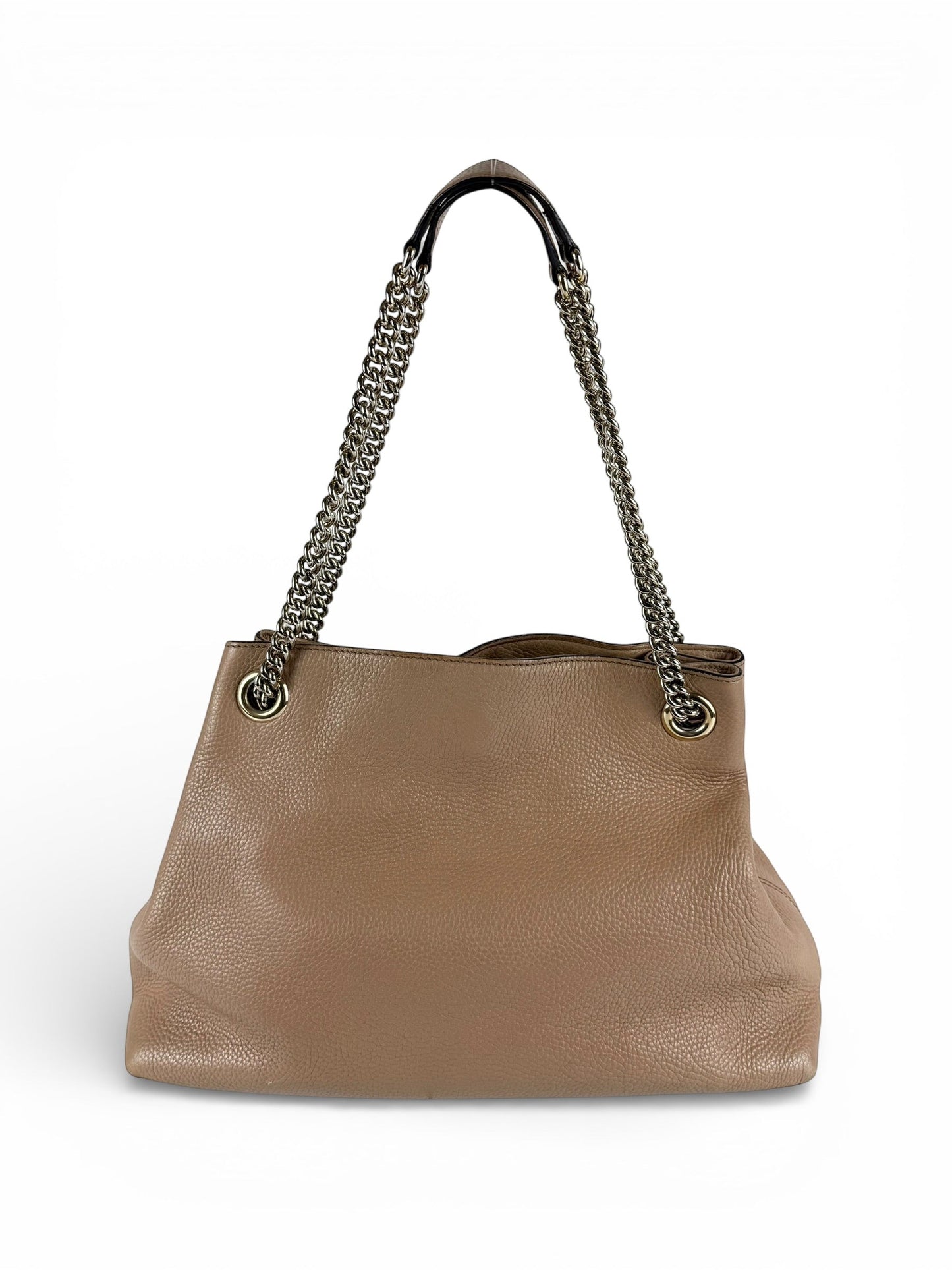 Gucci GG Pebbled Calfskin Soho Chain Handbag | O/S, Multicoloured
