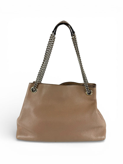 Gucci GG Pebbled Calfskin Soho Chain Handbag | O/S, Multicoloured