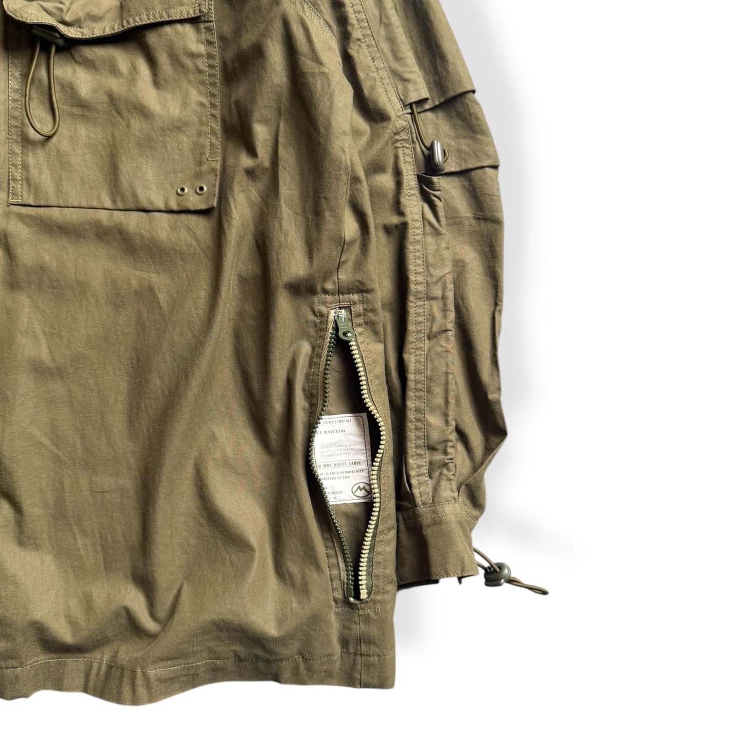 1999 Maharishi Elasticated Sleeve Jacket (L) | Default Title, Cream