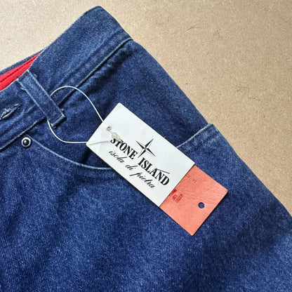 A/W 1988 Double Pant Square Patch Jeans