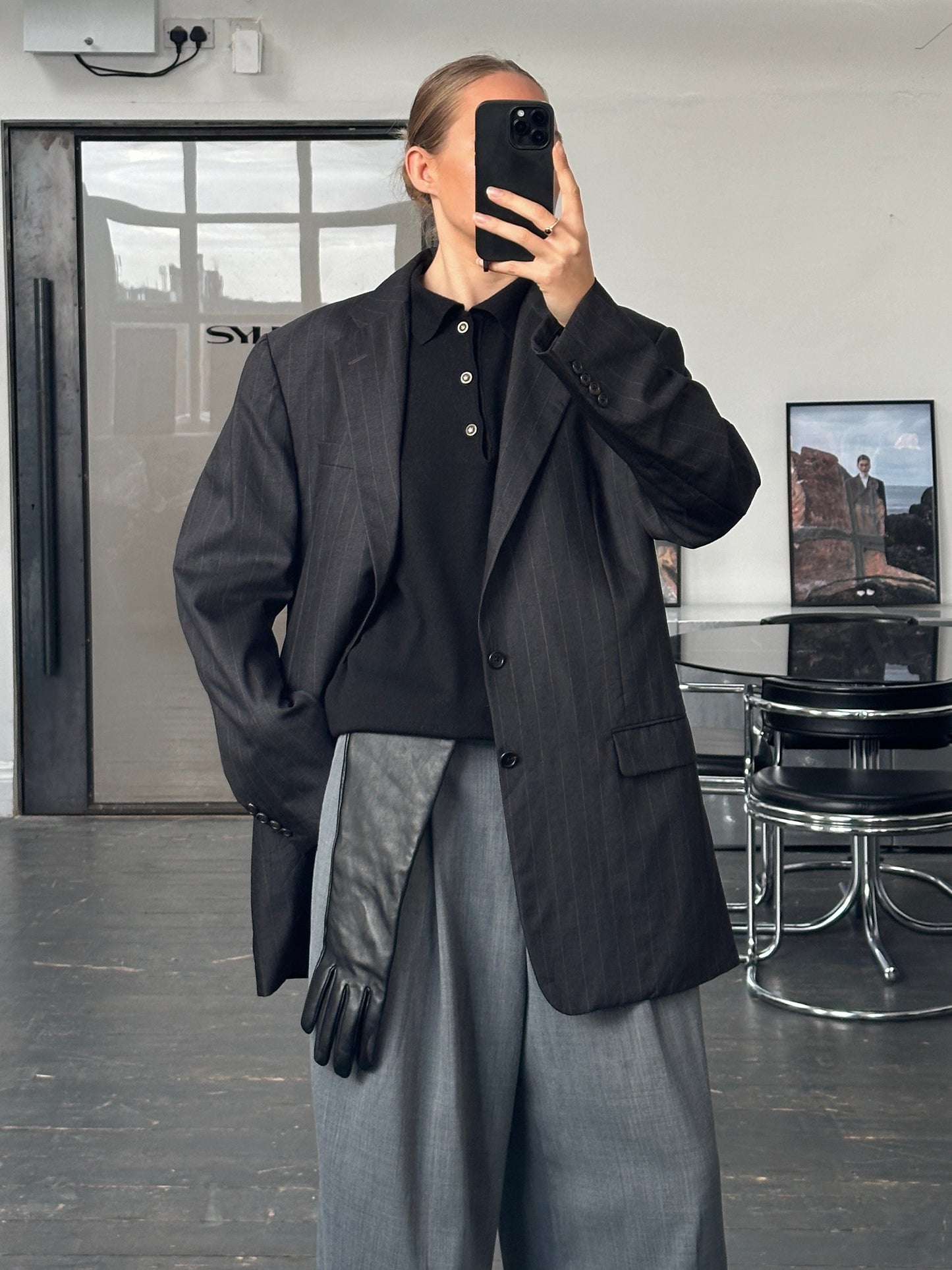 Hickey Freeman x Loro Piana 1990s Pure Tasmanian Wool Single Breasted Blazer - 42L/XL