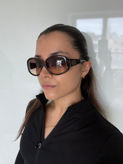 2000s Miu Miu ‘M’ Sunglasses | O/S, Brown