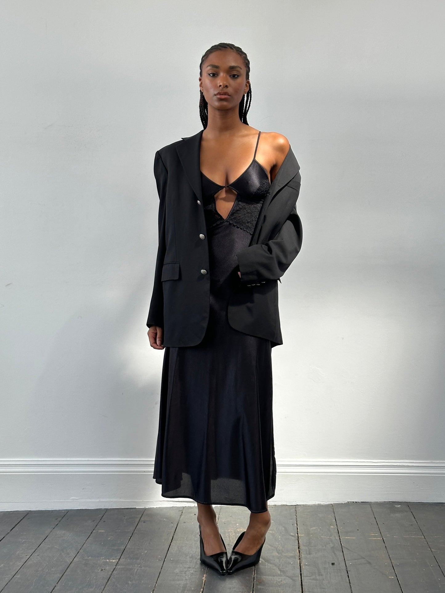 Yves Saint Laurent Pour Homme 1990s Pure Wool Bespoke Button Blazer - 36R/M