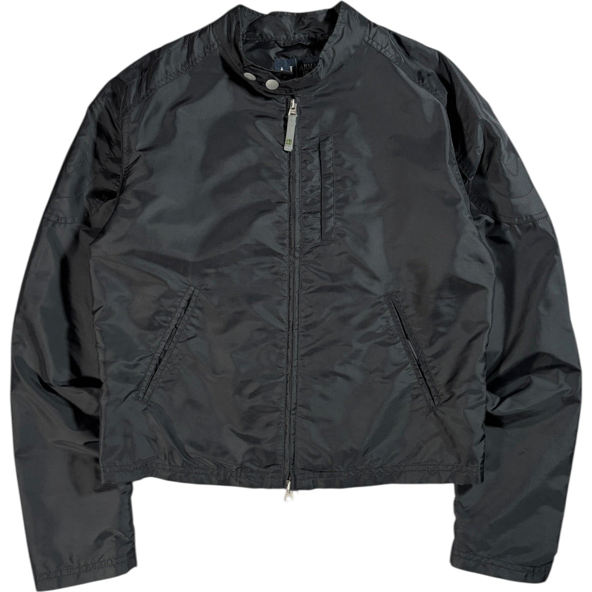 Armani Jeans 00’s Cropped Lightweight Jacket M | Medium, Black
