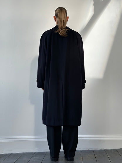 Burberry Pure Cashmere Concealed Placket Coat - XXL