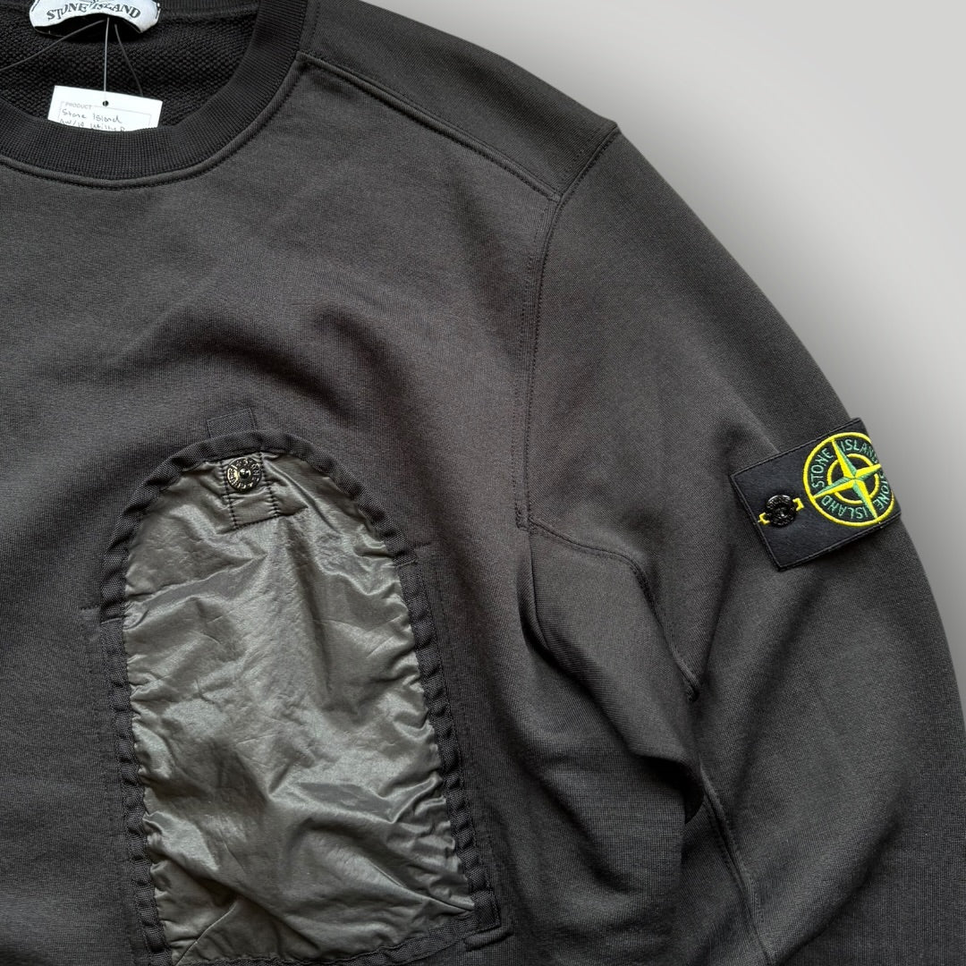 Stone Island AW/19 Utility Pocket Crewneck XXL BNWOT | Default Title, Black
