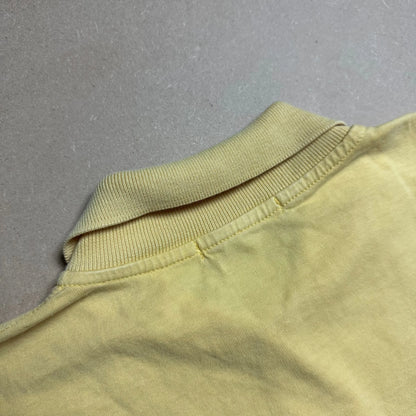 S/S 1993 Corn Yellow Marina Spell Out Polo Shirt
