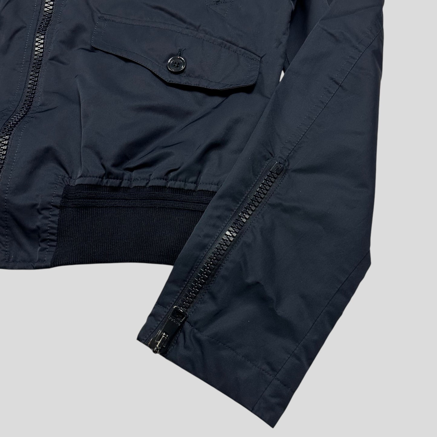 Gucci 2008 Military Web Stripe Navy Logo Jacket - IT50 (M/L) | Default Title, Navy
