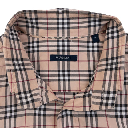 Vintage 2000s Burberry Nova Check Long Sleeve Button Up Shirt Size XL | XL, Multicoloured