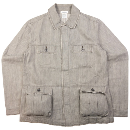 Vintage Plantation By Issey Miyake Striped Jacket Size S