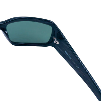 Vintage 2000s Miu Miu Diamonte Sunglasses | O/S, Black