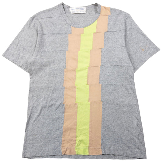 Vintage 2000s Comme Des Garçons SHIRT Patchwork T Shirt Size XS