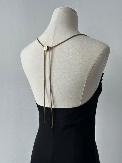 Iceberg 2000s Backless Asymmetric Dress - XS