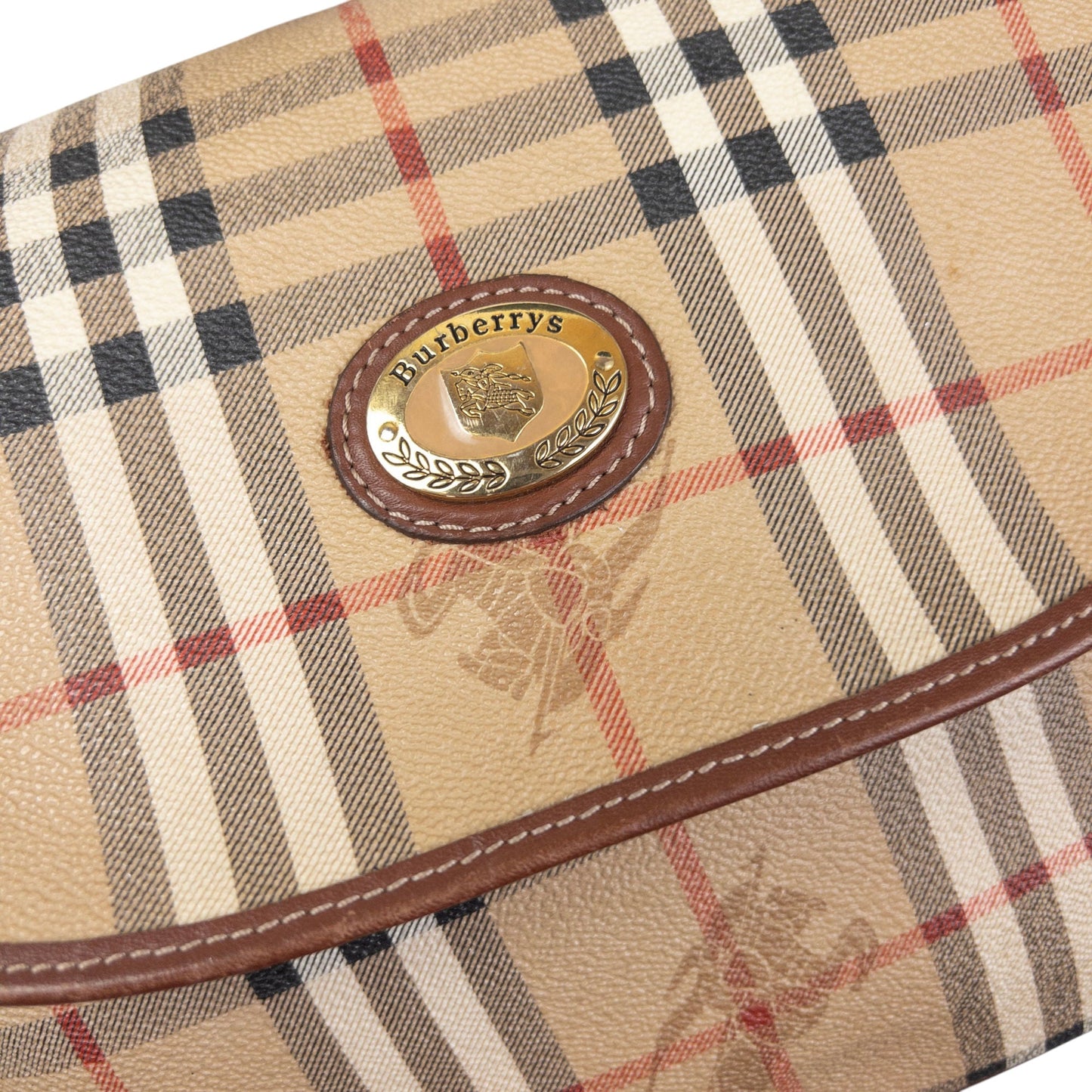 Vintage Burberry Nova Check Crossbody Bag