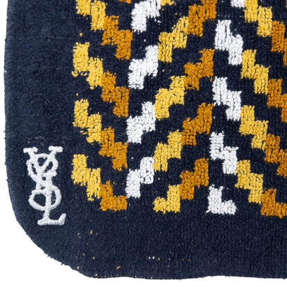 Vintage YSL Yves Saint Laurent Chevron Flannel Towel