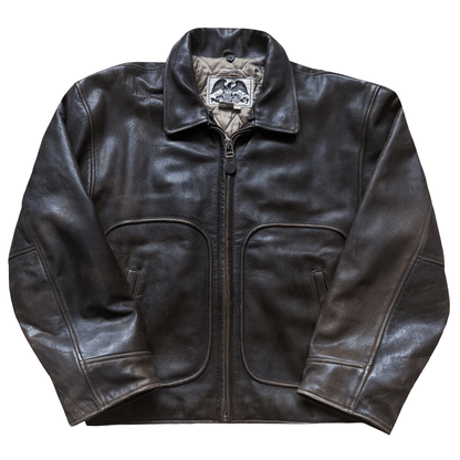 Avirex 1980's G-1 Heavyweight Leather Flight Jacket - M / L | Medium, Brown