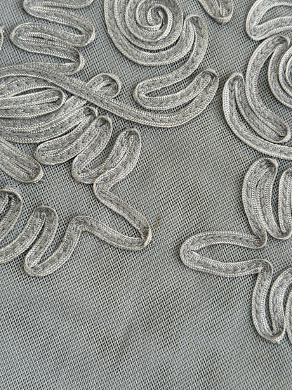 Armani Jeans 1990s Sheer Appliqué Vest Top - S/M