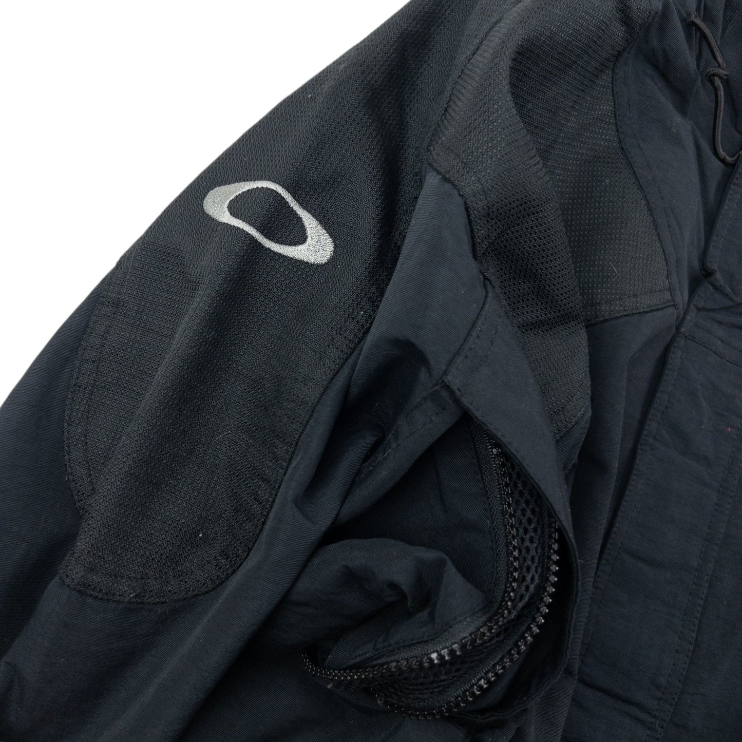 Vintage 90s Oakley Zip Up Jacket Size L | Large, Black