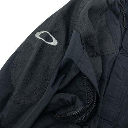 Vintage 90s Oakley Zip Up Jacket Size L | Large, Black