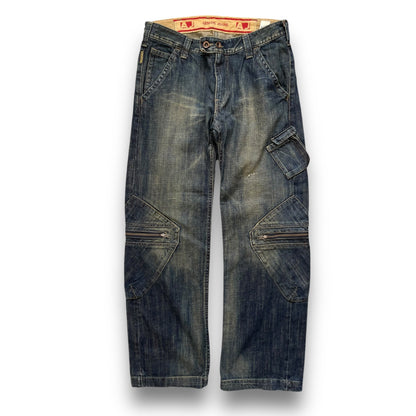 Armani Cargo Denim Jeans (34) | Default Title, Blue
