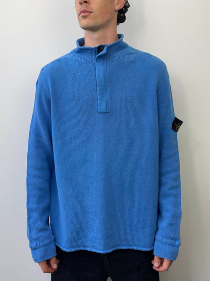 Stone Island SS04 Knit Half-Zip Jumper | XX-Large, Red
