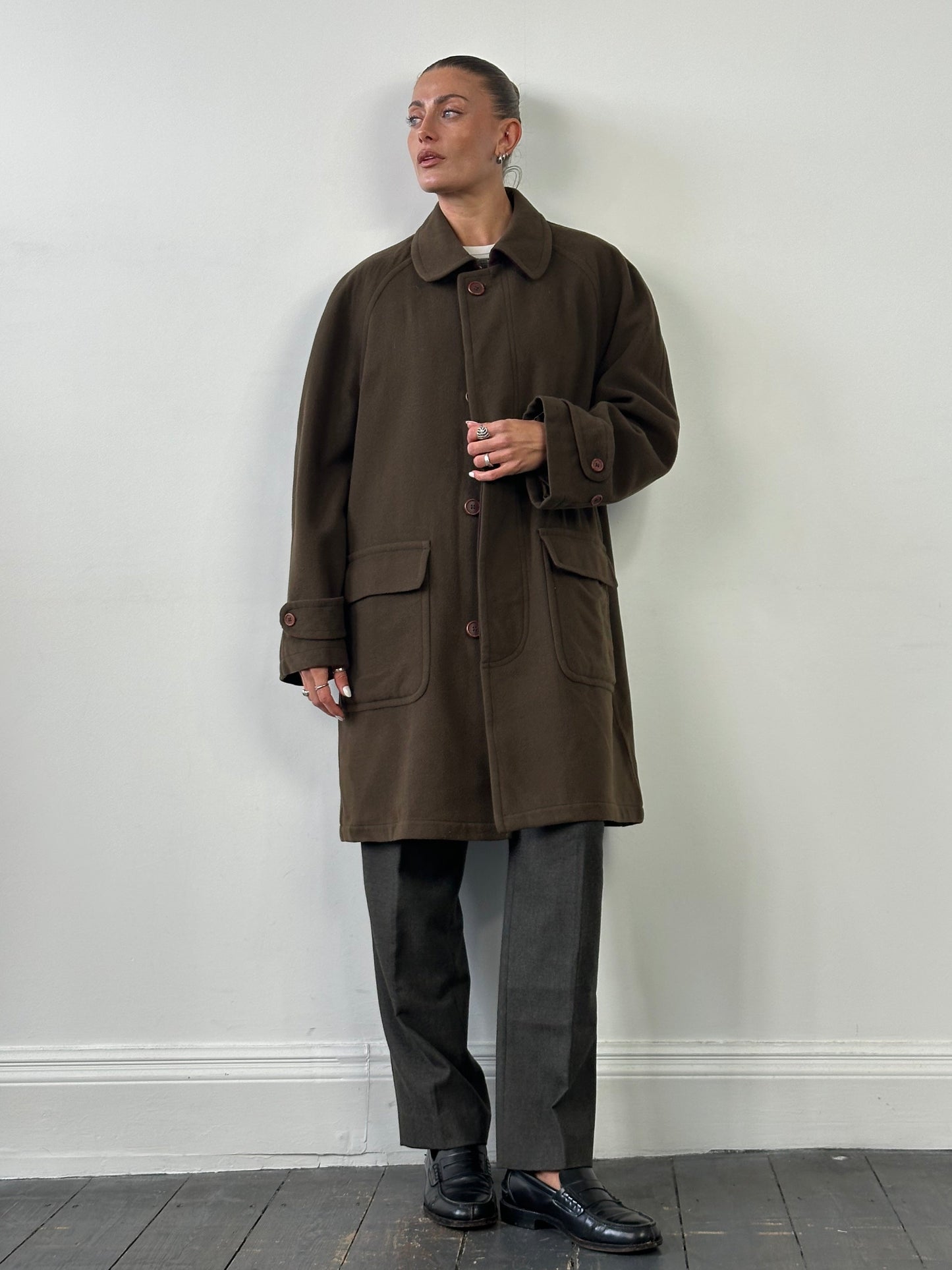 Missoni Wool Concealed Placket Coat - XXL