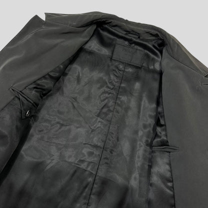 Prada AW00 Soft Touch Technical Polyester Grey Trench Coat - M/L | Default Title, Multicoloured