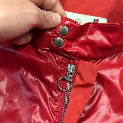 Gucci 2009 Gloss Nylon Prismatic Bomber Jacket - IT54 (L/XL)
