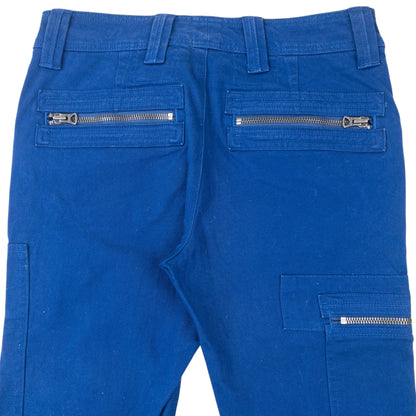 Vintage 2000s Ralph Lauren Multi Zip Trousers Womens Size W28 | W28, Blue