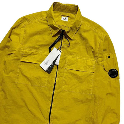 CP COMPANY CHROME LENS OVERSHIRT YELLOW