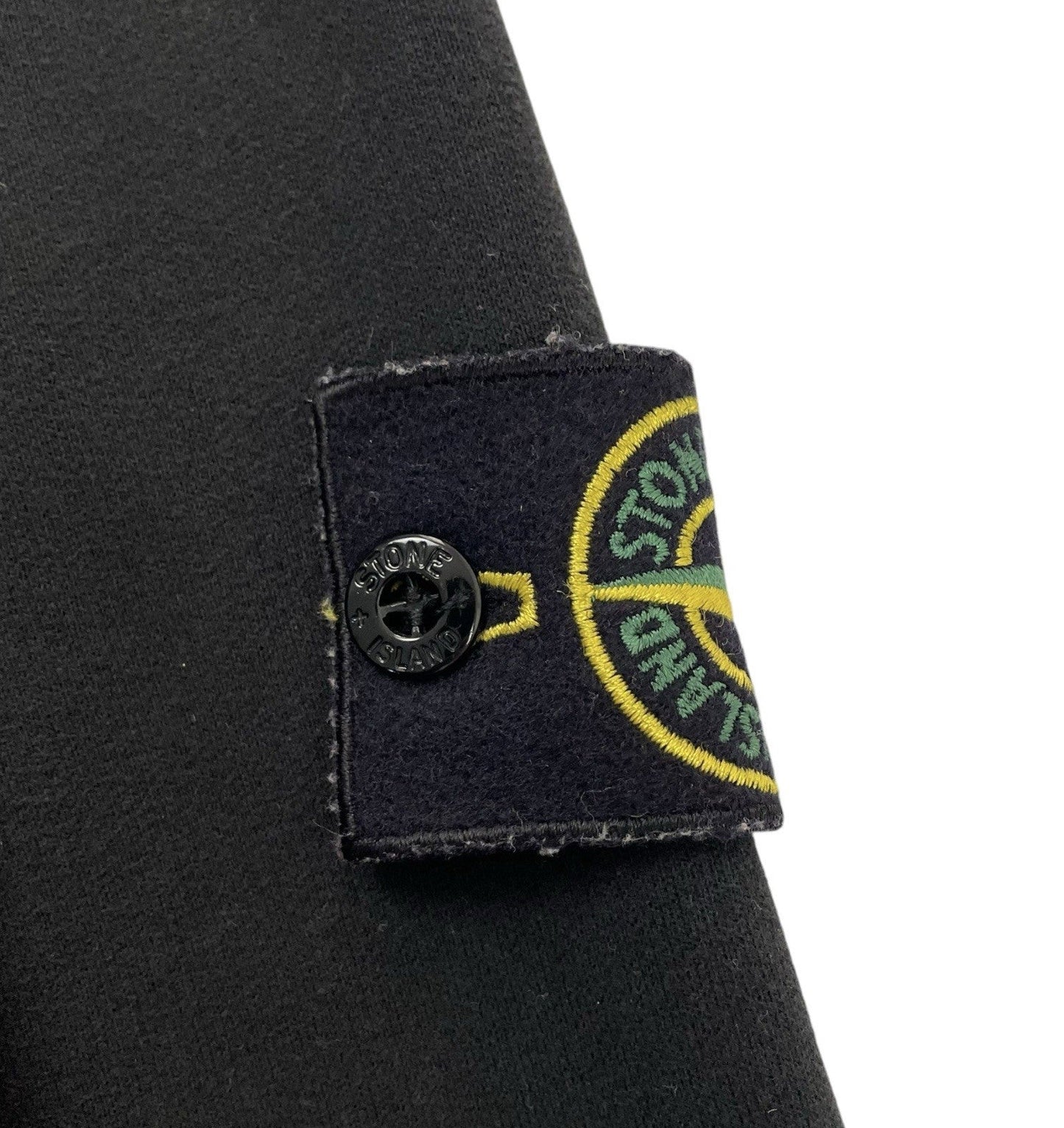 Stone Island 1/4 Zip Jumper, Size Small | Stone island, Black