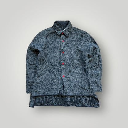 Y's by Yohji Yamamoto 90's Wool Floral Shirt 3