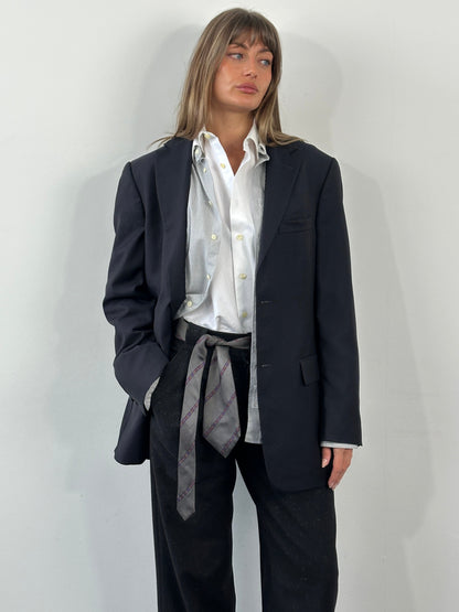 Loro Piana 1990s Pure Wool Single Breasted Blazer - 42R/L