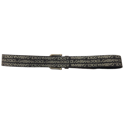 Vintage 2000s Dolce & Gabbana Monogram Belt Size W32 | O/S, Brown