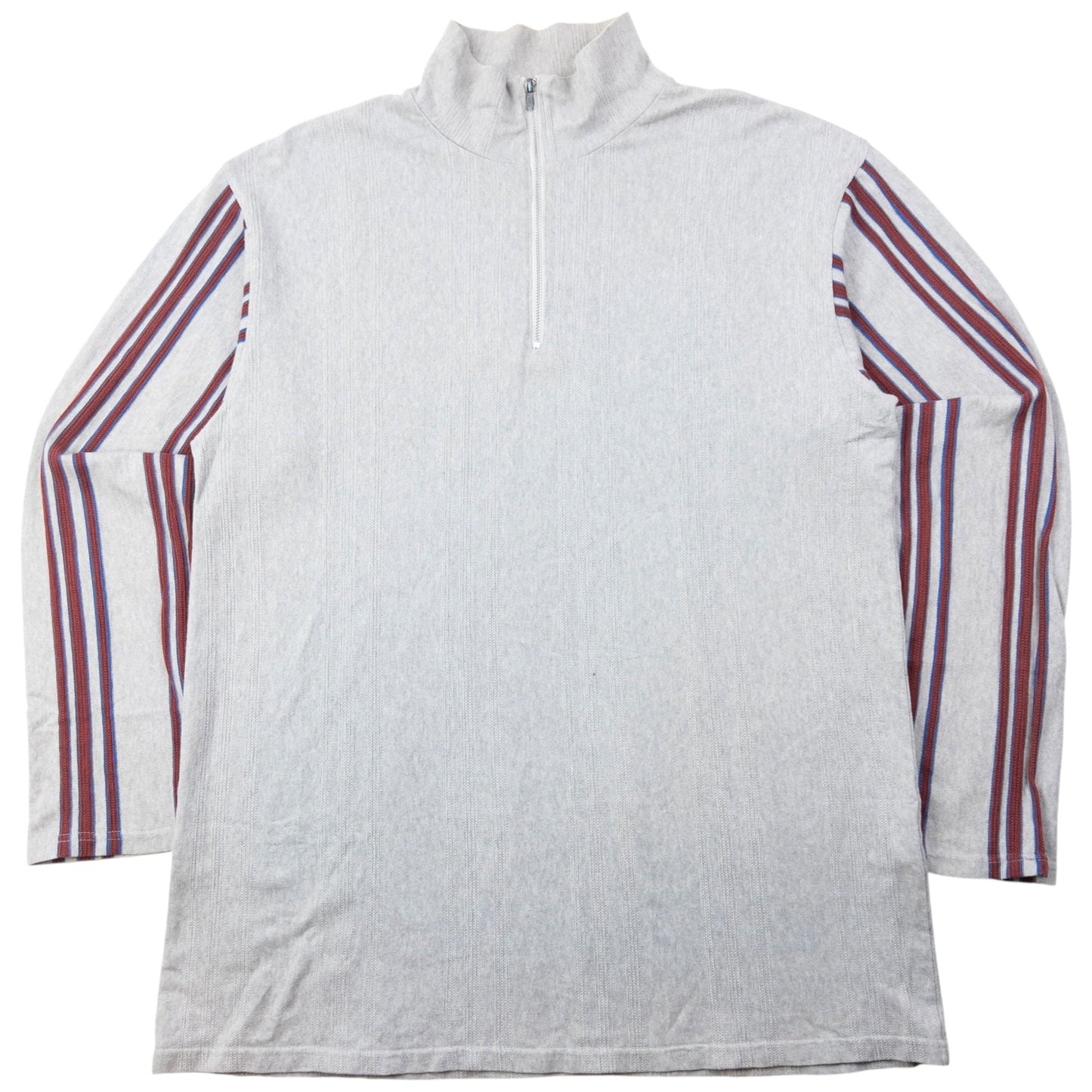 Vintage 90s Issey Miyake Lightweight Q Zip Jumper Size M | Medium, Grey