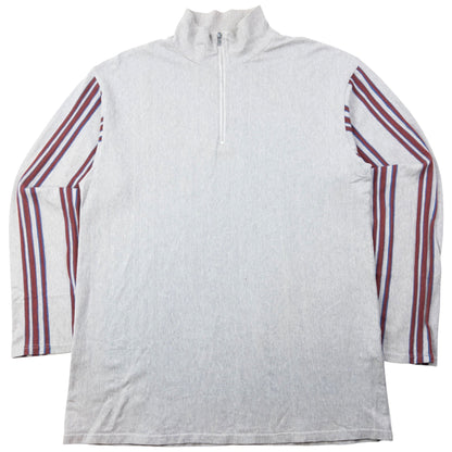 Vintage 90s Issey Miyake Lightweight Q Zip Jumper Size M | Medium, Grey