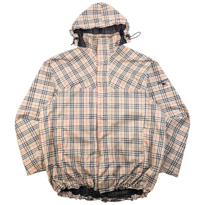 Vintage 90s Burberry Golf Nova Check Packable Jacket Size XL | XL, Multicoloured
