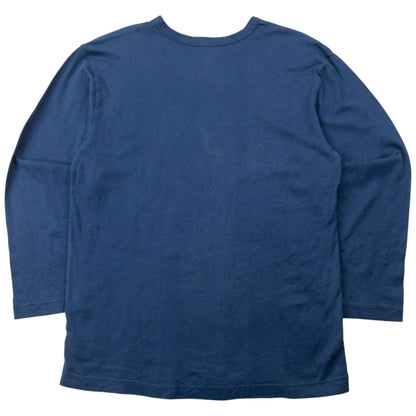 Vintage 90s Yohji Yamamoto Long Sleeve T Shirt Size S | Small, Navy