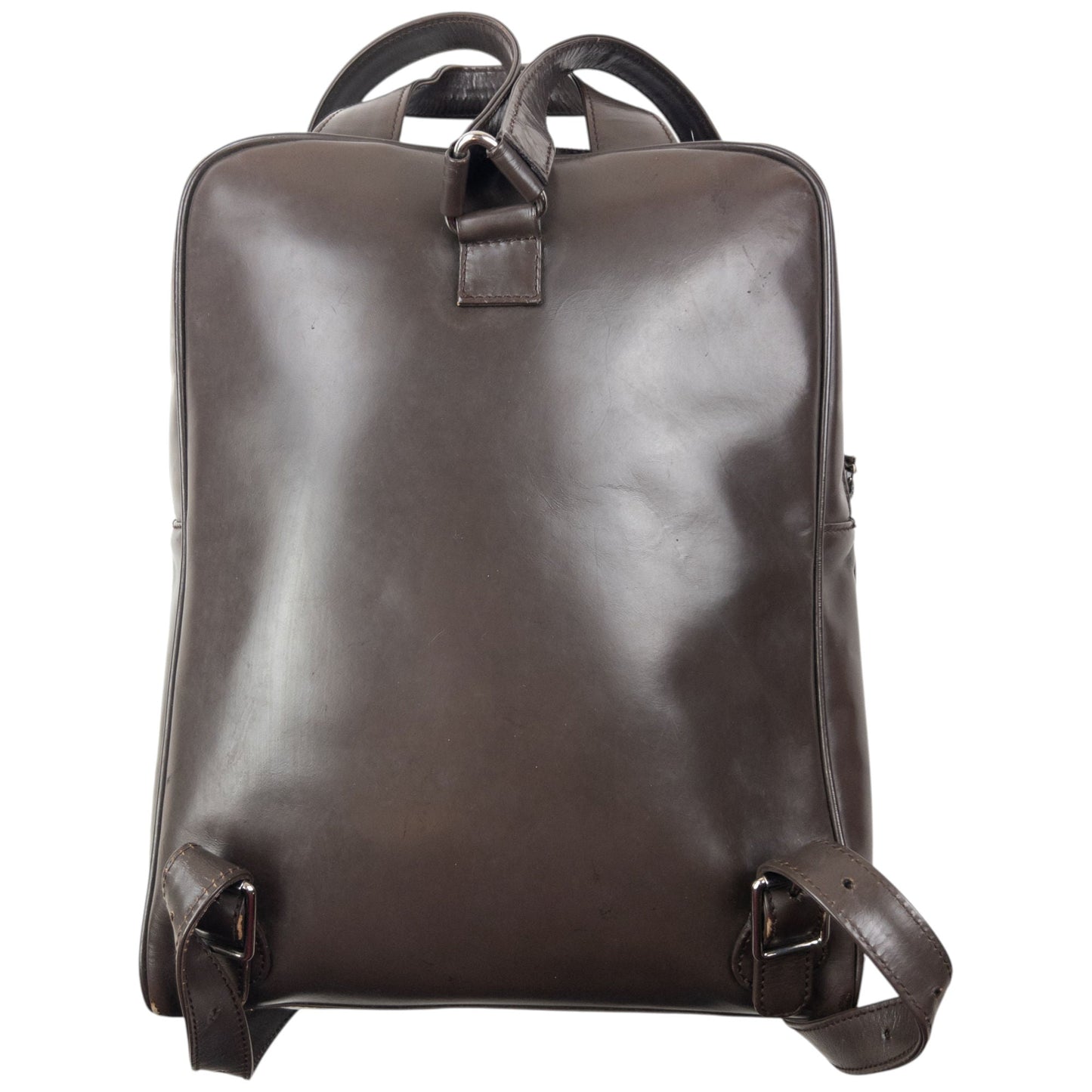Vintage 90s Gucci Patent Leather Backpack | O/S, Brown