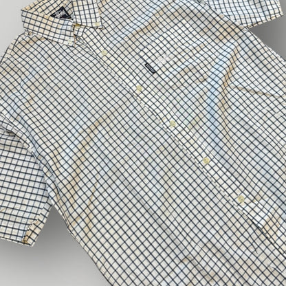 Stüssy Late 90's Plaid Check Short Sleeve Shirt XL