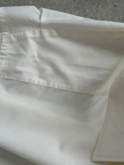 Yves Saint Laurent Pour Homme 2000s Cotton Short Sleeve Logo Shirt - L/XL