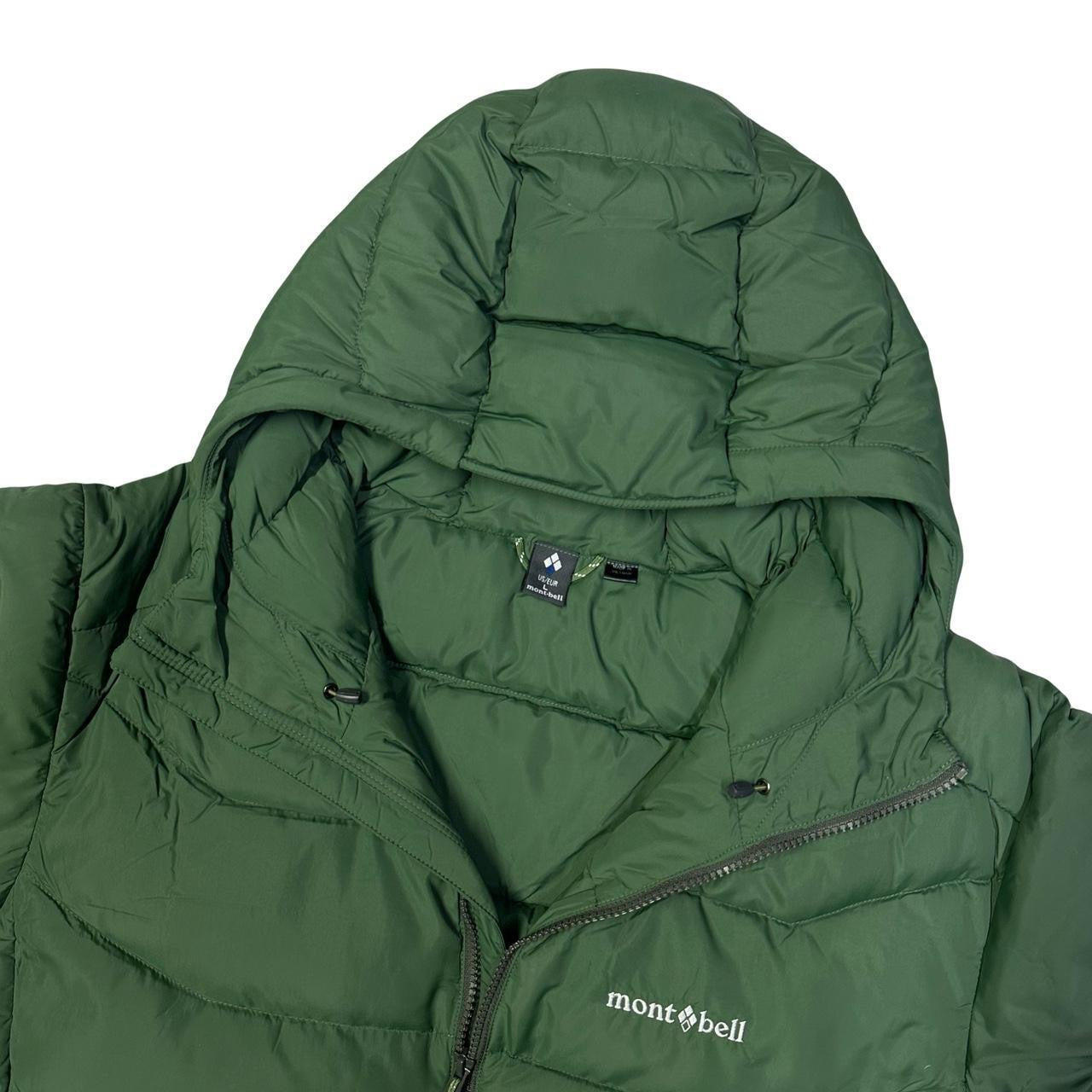 Montbell Upland Parka Down Puffer Jacket In Green ( L )