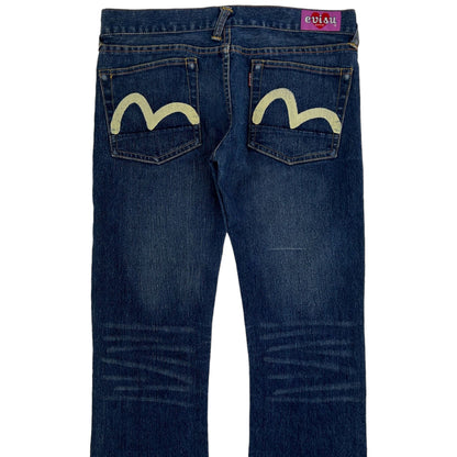 Vintage Evisu Double Gull Japanese Denim Jeans Size W30
