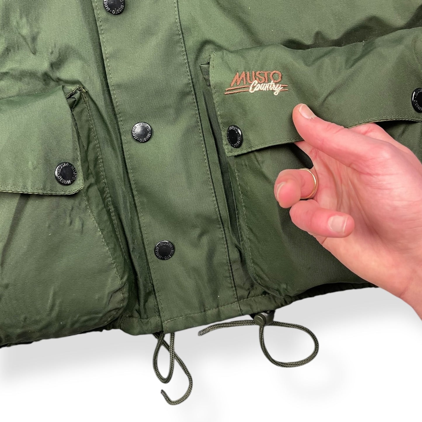 1998 Musto GoreTex Wading Jacket (M) | Default Title, Olive Green